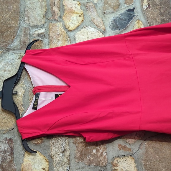 IHOT Red Swing Dress Retro Style - Picture 5 of 13